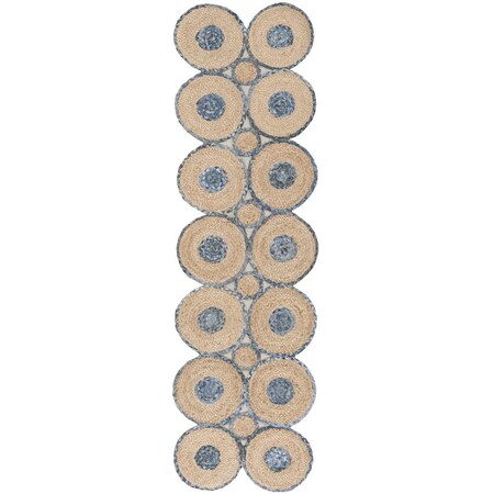 Safavieh 2 x 8 ft. 3 in. Rectangle Cape Cod Coastal Area Rug - Blue & Natural CAP306M-28